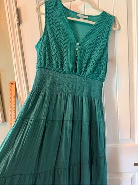 J.Gee Sleeveless Knit Dress in Green